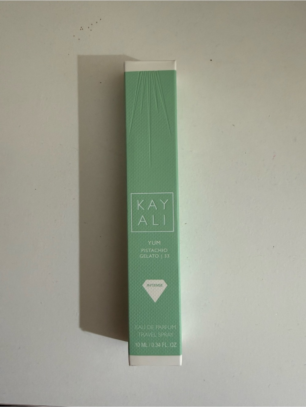 KAYALI Yum Pistachio Gelato Travel Spray - Mint Green